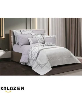 روتختی شیک عروس دونفره هشت تکه فیلی اولینا EVELINA مدل اونیکس ONYX-002