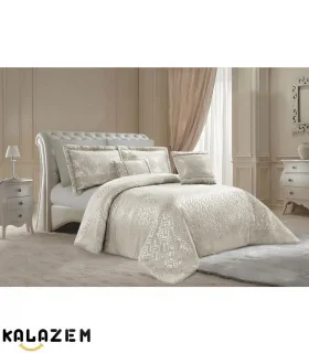 روتختی شیک دونفره هشت تکه نخودی لاویتا Lavita مدل شوریکنSHURIKEN-003