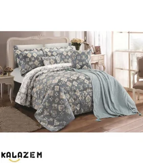 روتختی شیک عروس دونفره 8تکه رنگ مهتابی برند لاویتا LaVita مدل چیچک CHICHAK-006