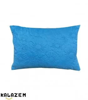 روبالشی آبی رنگ گلدار