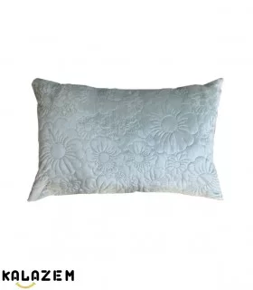 روبالشی نقره ای رنگ گلدار