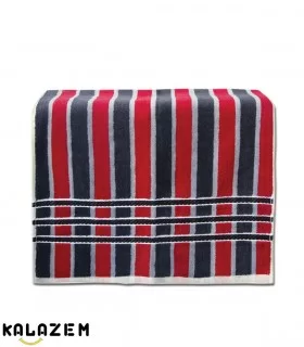 حوله دستی دو رنگ نخی