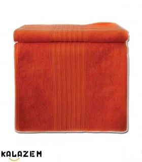 حوله استخری نخی تک رنگ نارنجی