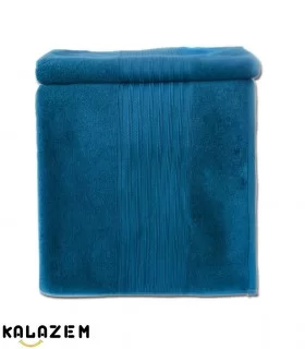 حوله استخری نخی تک رنگ آبی