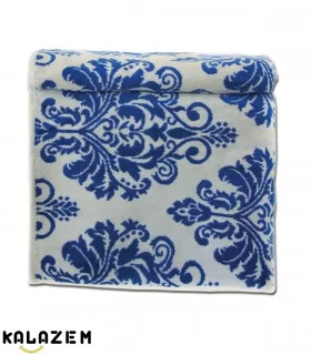 حوله استخری نخی مدل دار آبی