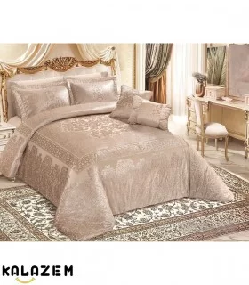 خرید روتختی عروس قهوه ای