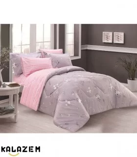 سرویس روتختی اسپرت دونفره طوسی صورتی