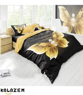 روتختی دونفره مشکی طلایی ترک