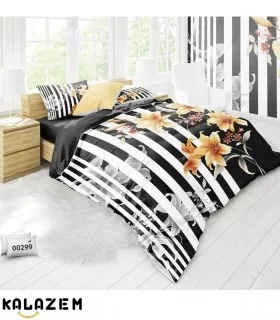 خرید روتختی دونفره مشکی و سفید