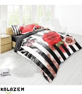 روتختی دونفره سفید مشکی ترک