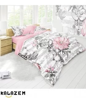 روتختی دونفره طوسی و صورتی ترک