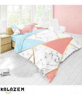 خرید روتختی دونفره چند رنگ مرمر