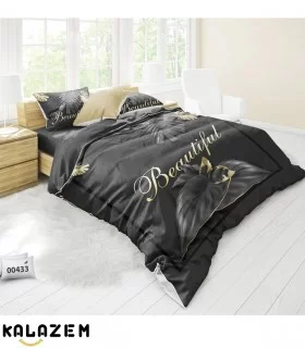 روتختی دونفره مشکی طلایی کلاسیک