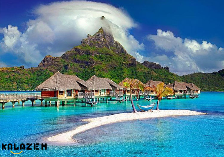جزیره تاهیتی یکی از مناطق گردشگری جهان