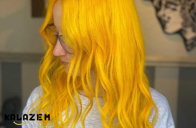 آموزش رنگ کردن مو با زردچوبه