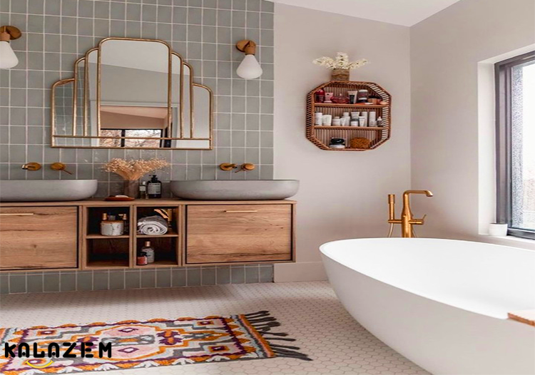 حمام لاکچری در دکوراسیون لوکس