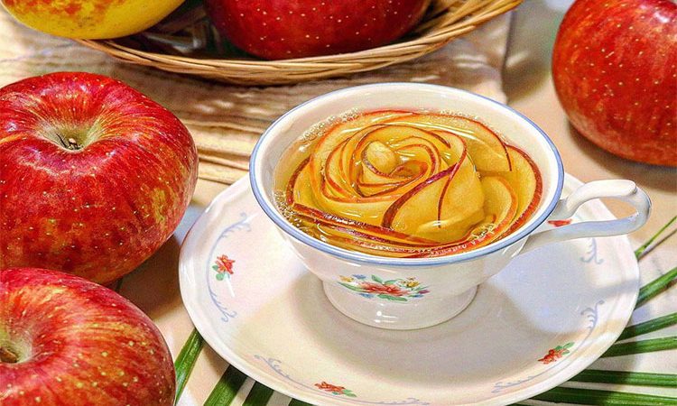 چای پوست سیب