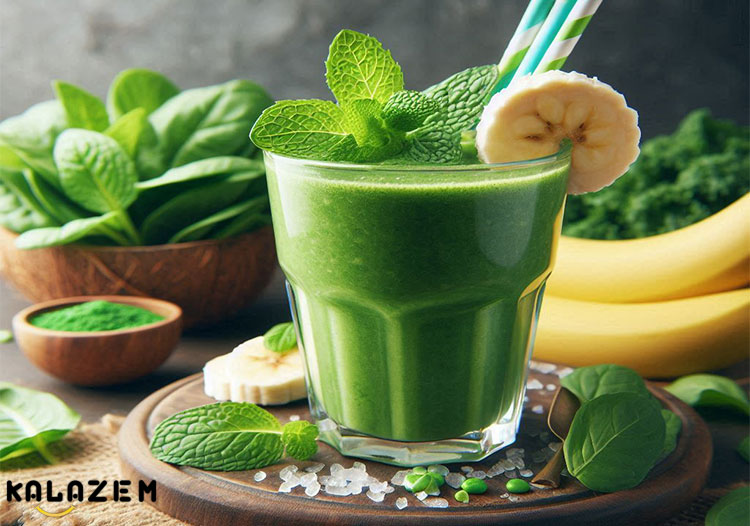 دستور تهیه انواع اسموتی سبز