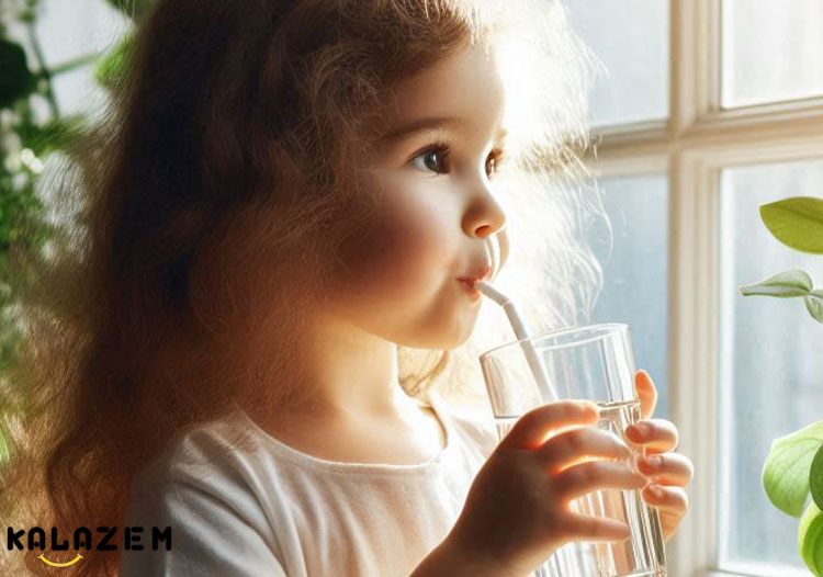 نشانه کم آبی در کودکان