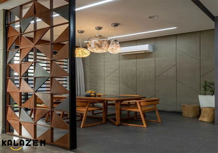 پارتیشن آشپزخانه کابینت چوبی