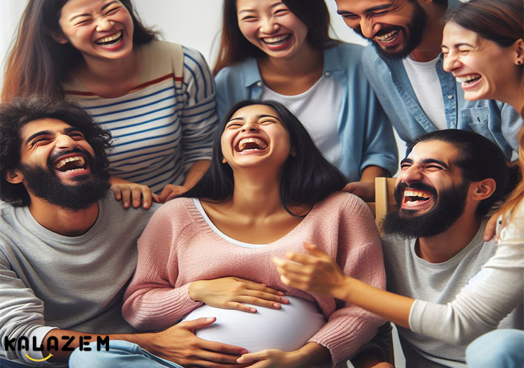 خندیدن در بارداری ،فشار خون را به سطح ایمن کاهش می دهد
