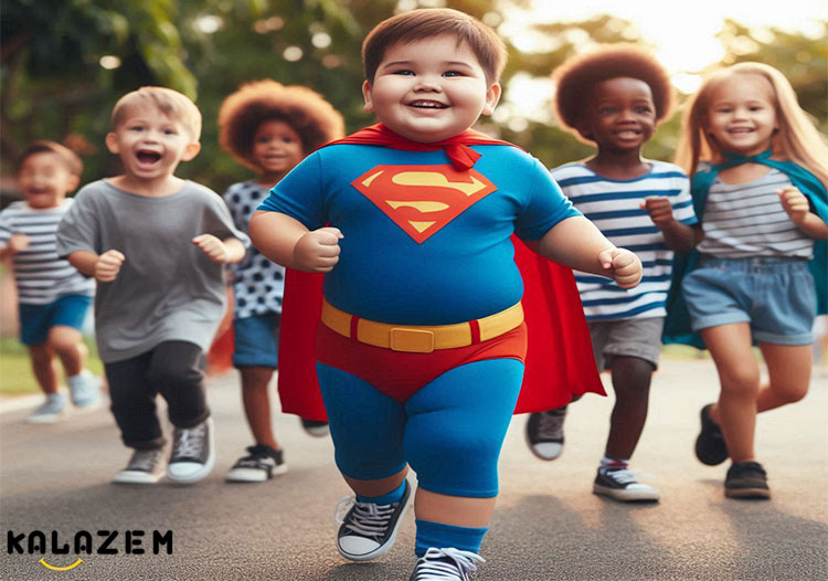 علل چاقی در کودکان