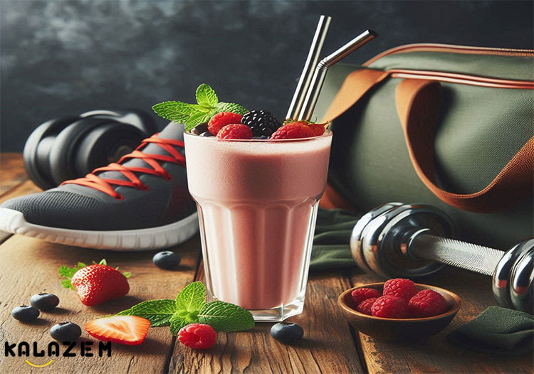 طرز تهیه شیک پروتئین برای لاغری